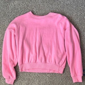 American Eagle Outfitters Pink Crew Neck Sweater